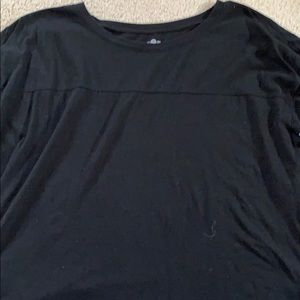 black shirt - cropped